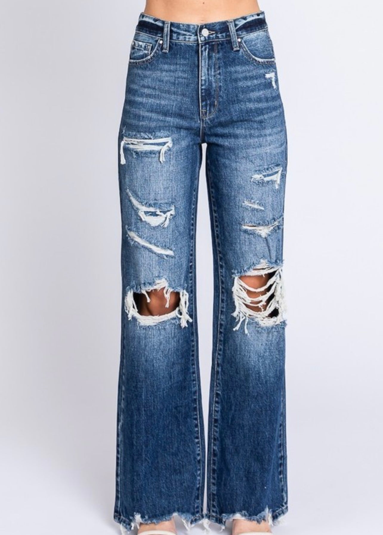 High rise jeans